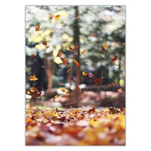 picture تابلو شاسی ونسونی طرح Fall Leaves سایز 70 × 50 سانتی متر