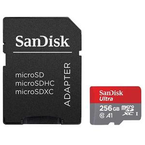 picture Sandisk Ultra A1 UHS-I Class 10 95MBps 633X microSDXC Card 256GB