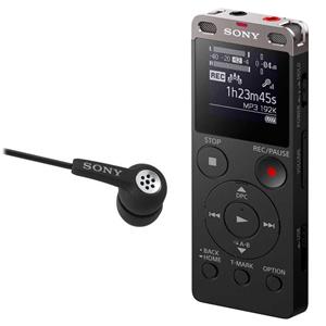picture Sony ICD-UX560F Voice Recorder with Sony ECM-TL02 Earphone
