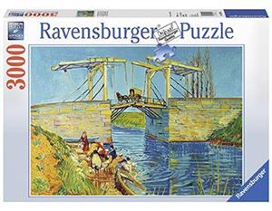 picture پازل 3000  تکه RAVENSBURGER  مدل V.Gogh:Brücke von Langlois