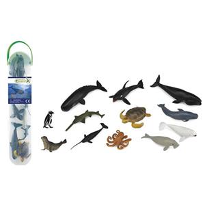 picture عروسک کالکتا مدل Box Of Mini Sea Animals A1108 بسته 12 عددی