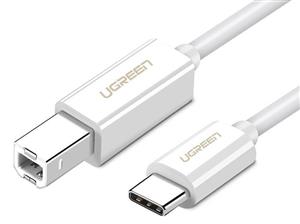picture کابل پرینتر تبدیل تایپ سی به یو اس بی بی یوگرین Ugreen USB Type C To USB-B Cable