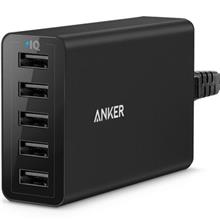 picture Anker PowerPort 5 40W 5-Port USB Wall Charger