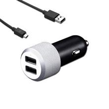 picture Just Mobile Highway Max car charger with Micro USB cable