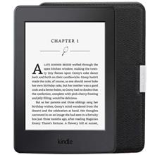 picture Amazon Kindle Paperwhite 7th Generation E-reader with Amazon Leather Cover - 4GB