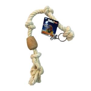 picture طناب ۳ گره مخصوص بازی و بالارفتن طوطی سانان بزرگ
