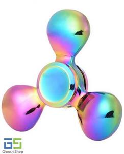 picture Metal Rainbow Water Drop 3 Vanes Hand Spinner