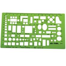 Fabl House Furnishing Stencil - Scale 1/100 