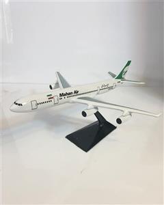 picture بعد چهارم ماکت فلزی هواپیما مسافربری ایرباس A340 - 25 سانتیمتری