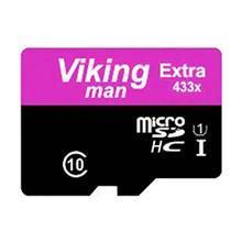 picture Viking Man microSDHC UHS-I U1 433X CLASS 10 Memory Card With Adapter 8GB
