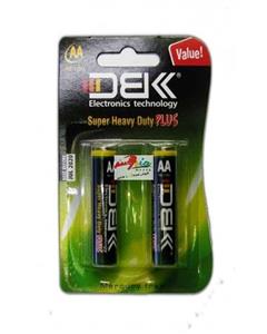 picture DBK باتری 1.5 ولتی قلمی Super Heavy Duty PLUS دو تایی سایز AA با بسته بندی کارتی برند DBK