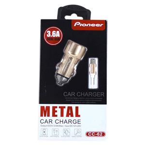 picture Pioneer CC-62 2Port 3.6A USB Port Car Charger