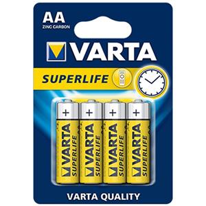picture Varta Super Life AA Battery Pack of 4