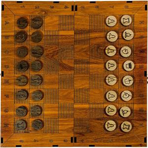 picture King 3in1 Wooden Chess