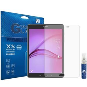 picture محافظ صفحه نمایش شیشه ای ایکس اس مدل تمپرد مناسب برای تبلت سامسونگ Galaxy Tab S3 9.7 T825 به همراه اسپری پاک کننده صفحه XS