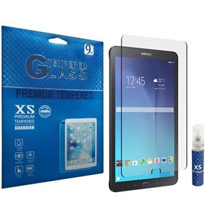 picture محافظ صفحه نمایش شیشه ای ایکس اس مدل تمپرد مناسب برای تبلت سامسونگ Galaxy Tab E 8.0 به همراه اسپری پاک کننده صفحه XS