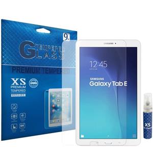 picture محافظ صفحه نمایش شیشه ای ایکس اس مدل تمپرد مناسب برای تبلت سامسونگ Galaxy Tab E 9.6 به همراه اسپری پاک کننده صفحه XS