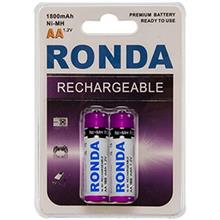 picture Ronda 1800mAh Ni-MH Rechargeable AA Battery Pack Of 2