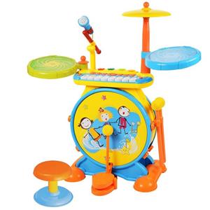 picture Baoli Rock Drum With Keyboard Set Educational Game