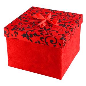 picture جعبه کادویی طرح flower red کد 030060008