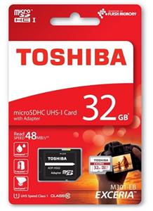 picture کارت حافظه رنگی TOSHIBA 32G کلاس 10 سرعت 48MB/s