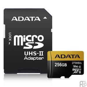 picture Micro SD: A-Data Premier One R275W155 256GB With Adapter