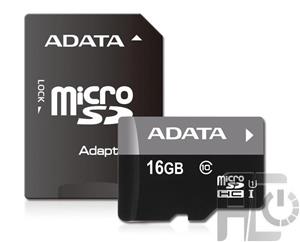 picture Micro SD: A-Data Premier R50W10 16GB With Adapter