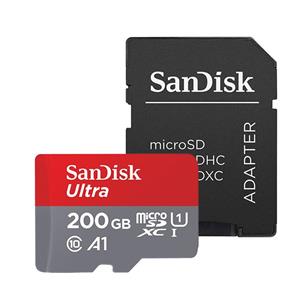 picture Sandisk Ultra A1 UHS-I Class 10 100MBps microSDXC Card With Adapter 200GB