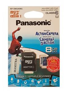 picture کارت حافظه رنگی Panasonic 8G کلاس 10 سرعت 48MB/s