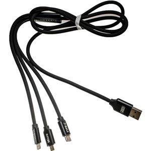 picture Earldom 3in1 USB to MicroUSB/lightning/TYPE-C Cable 1.2m