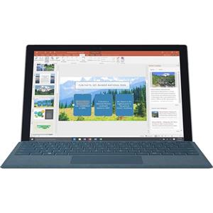picture Microsoft Surface Pro 2017 - E - With Cobalt Blue  Signature Type Cover And Senobar Leather  Bag- 512GB Tablet