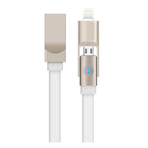 picture Joyroom S-T504 2 In 1 USB To microUSB And Lightning Cable 1.2m