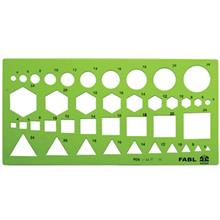 Fabl Geometric Figures Stencil Code FB414 