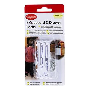 picture Clippasafe CL710 Drawer Locks Pack Of 6