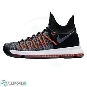 picture کفش بسکتبال مردانه نایک مشکی نارنجی Nike KD 9 Elite Orange Black