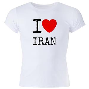 picture تی شرت زنانه گالری واو طرح ایران کد CT20115