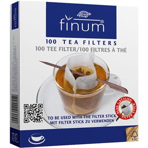 فیلتر چای و دمنوش فینوم سایز فنجانی - بسته 100 عددی 