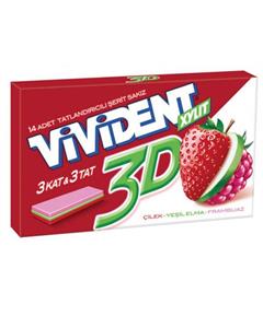 picture VIVIDENT آدامس میوه ای مدل 3D Vivident
