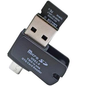 picture کارت خوان USB 2.0 و MicroUSB OTG ای نت مدل Smart