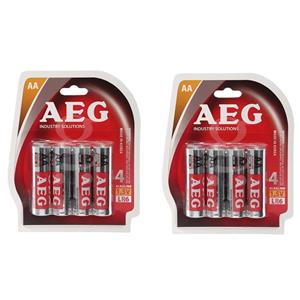 picture باتری  قلمی AEG مدل ALKALINE بسته 8 عددی