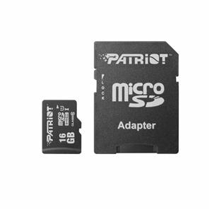 picture کارت حافظه میکرو اس دی پتریوت سری LX سرعت 48MB/s ظرفیت 16 گیگابایت همراه با آداپتور