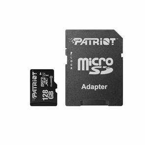picture کارت حافظه میکرو اس دی پتریوت سری LX سرعت 85MB/s ظرفیت 128 گیگابایت همراه با آداپتور