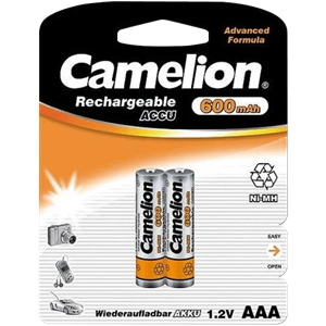 picture CAMELION RECHARGEABLE NH-AAA600BP2 BATTERY