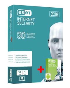 picture ESET ESET Interent Security 2018 نرم افزار محافظتی ده کاربر/ یک سال + یک کاربراندروید