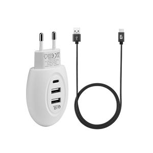 picture Double Six Fast Charger Wall Charger With USB-C Cable