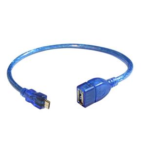 picture Active Link Transparent MINI USB Cable 0.3 m