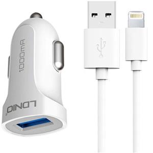 picture LDNIO DL-C17 Car Charger With lightning Cable