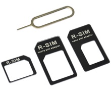 picture Nano and Micro SIM Card Adapters For iPhone 5