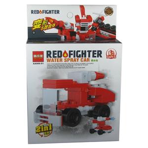 picture ساختنی لگو گودی اسلایم سری Red Fighter مدل AA069-51 سری کامل 5 بسته و 10 طرح