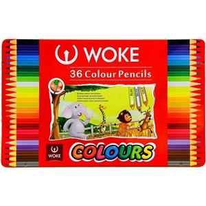 picture Woke Animals 36 Color Pencils